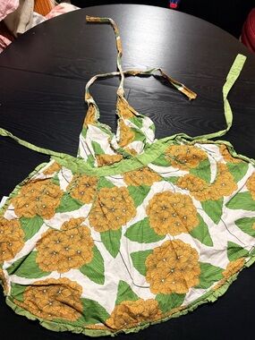 Apron bundle. Two Adorable Stylish Floral Kitchen Aprons